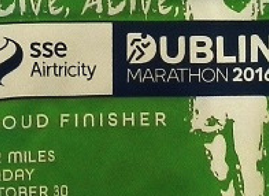 Dublin Marathon 2016 Tshirt and medal